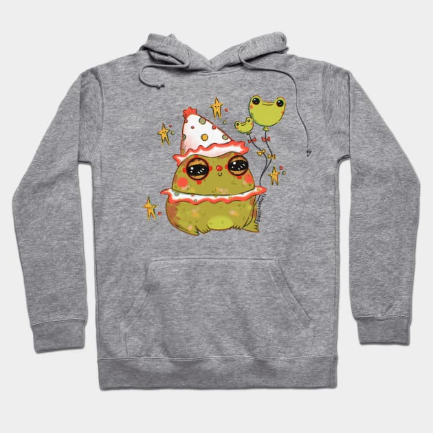 Clown Froggy Hoodie by eraserheadarts